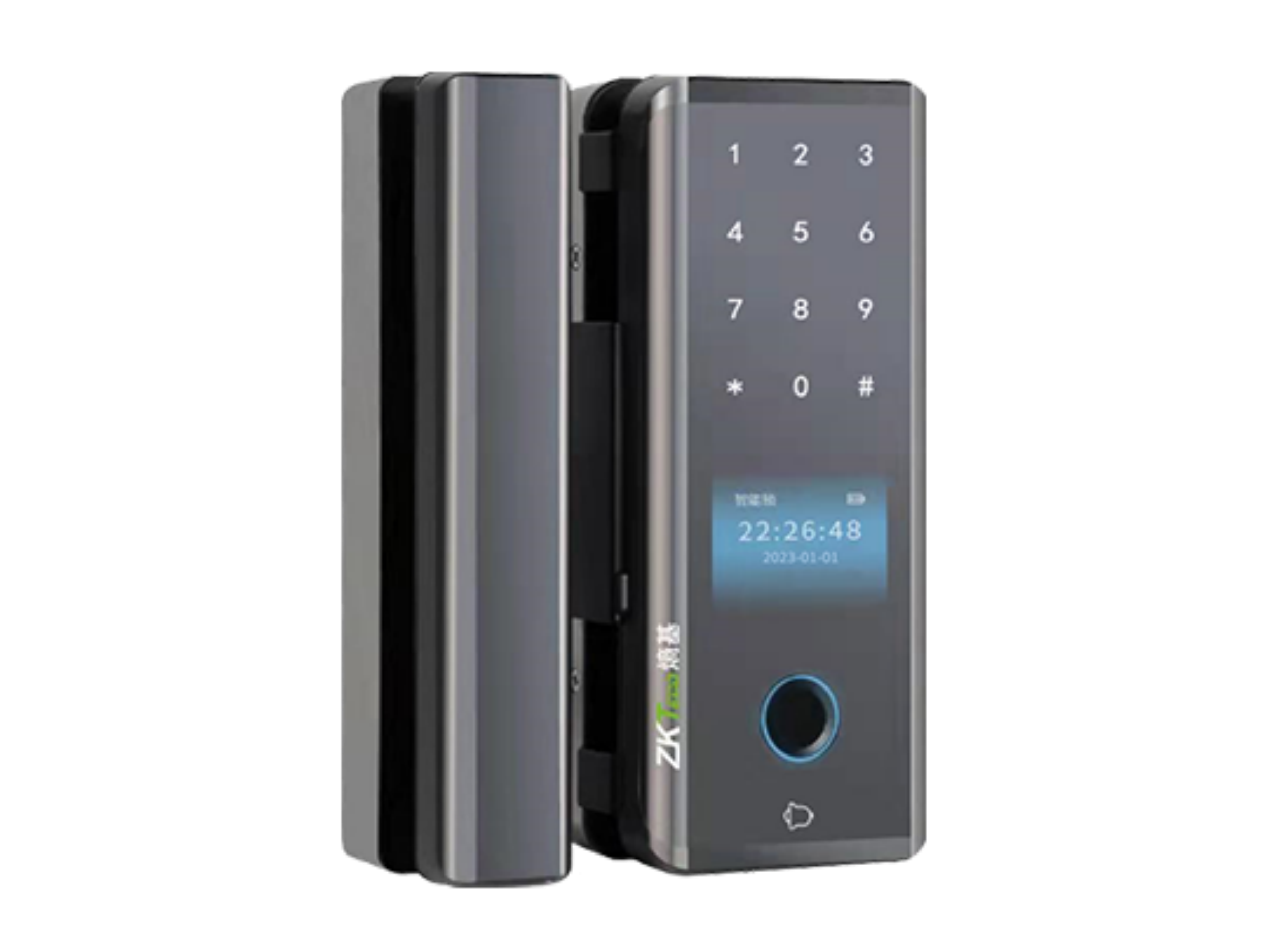 玻璃門藍(lán)牙指紋鎖GDL-PFC90